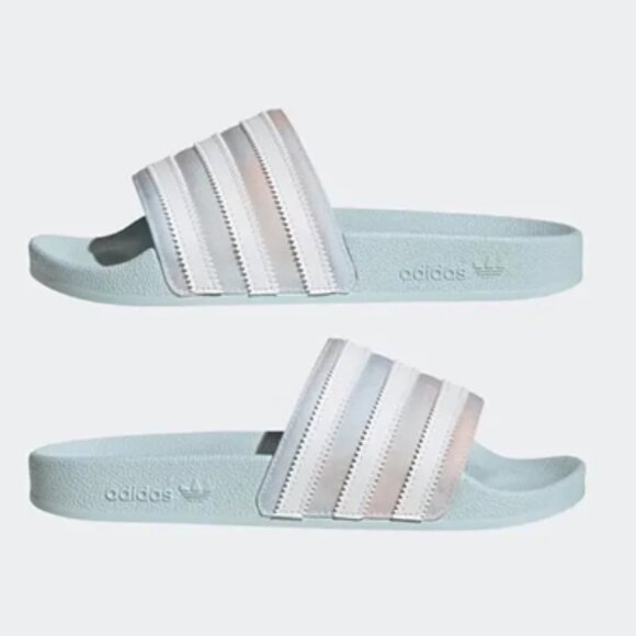 adidas Adilette Slide 'Tie-Dye' (W9) (NWT) - Picture 1 of 9